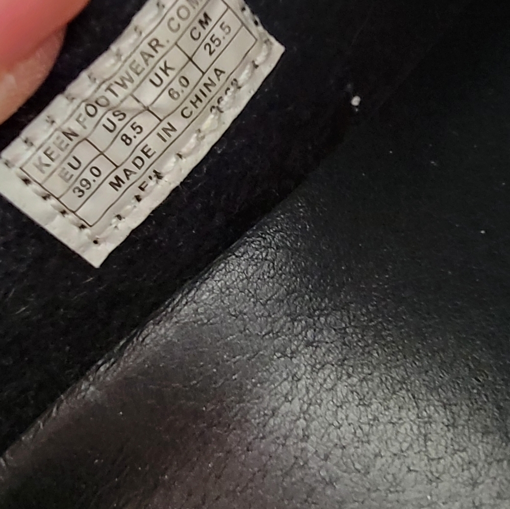 Keen Midori Black Leather Slip On Monk Loafer Shoe Women's Size 8½ - Picture 13 of 15